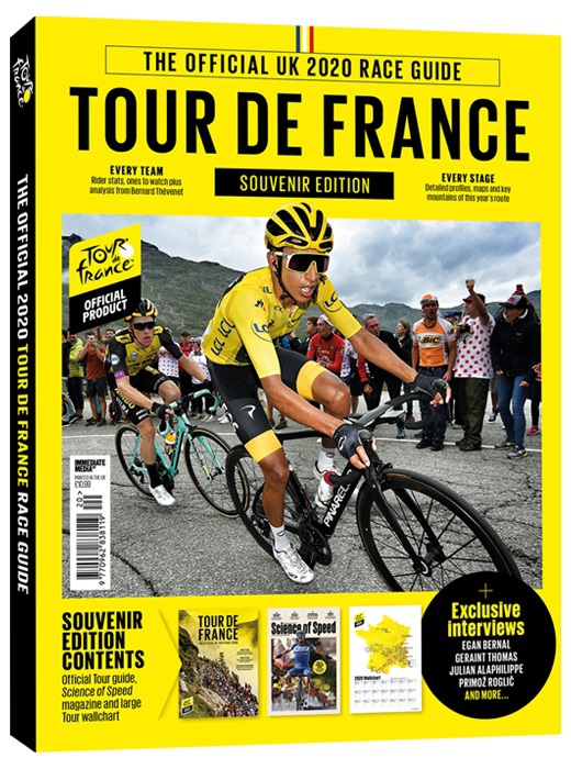 Official Tour De France Race Guide Magazine 2020